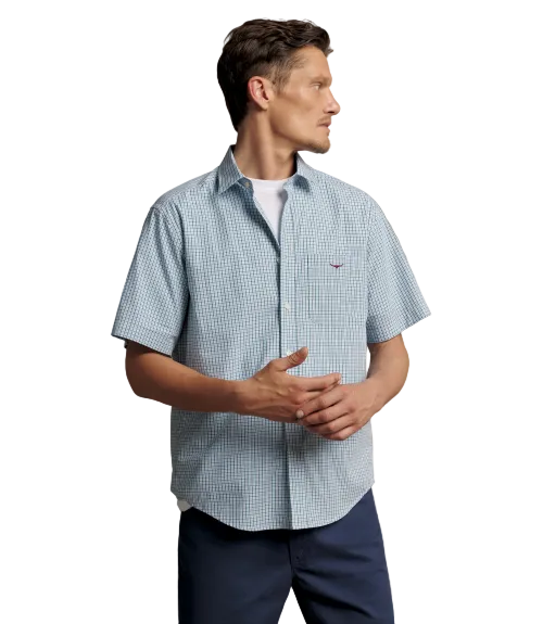 R.M.Williams -  Quinn Poplin Check Shirt 