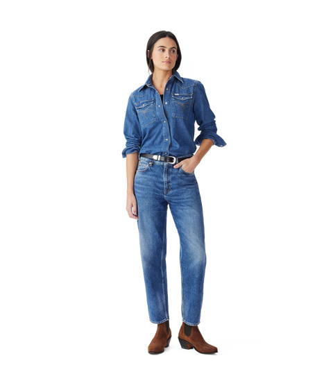 R.M.Williams - Cloudbuster Denim Shirt - Mid Indigo Wash