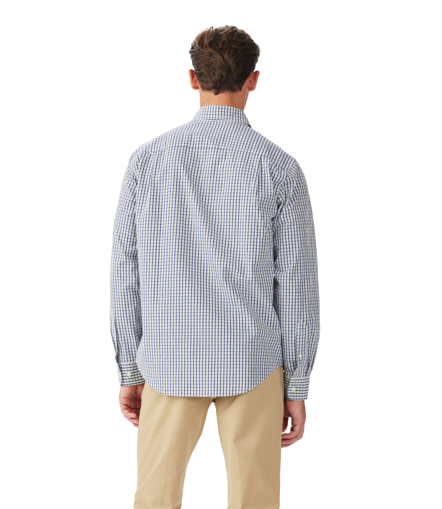 R.M.Williams - Augusta Classic Shirt - Check - White/Blue
