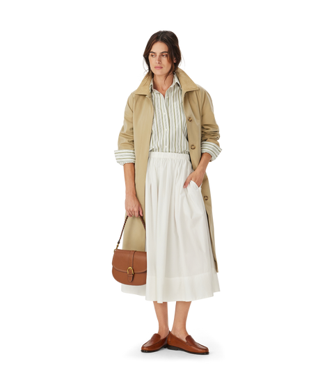 R.M.Williams - Capel Cotton Skirt - White