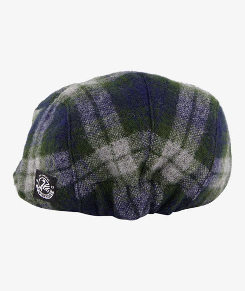 Swanndri - Unisex Bristol Flat Cap - Thornton Check (Blue/Green)