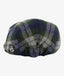 Swanndri - Unisex Bristol Flat Cap - Thornton Check (Blue/Green)