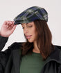 Swanndri - Unisex Bristol Flat Cap - Thornton Check (Blue/Green)
