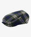 Swanndri - Unisex Bristol Flat Cap - Thornton Check (Blue/Green)