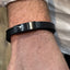 Avenel - Scout Leather Wristband - Black