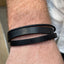 Avenel - Scout Leather Wristband - Black