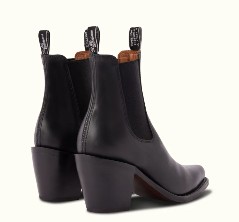 R.M.Williams - Maya Rubber Sole Boot - Mouton Leather - Ebony
