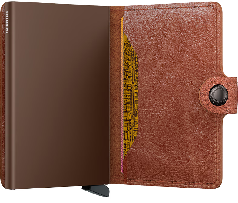 Secrid - Mini Vintage Wallet - Cognac