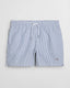 GANT - Seersucker Swim Shorts - Stripe - Rich Blue & White