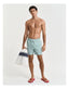 GANT - Seersucker Swim Shorts - Stripe - Vivid Green & White