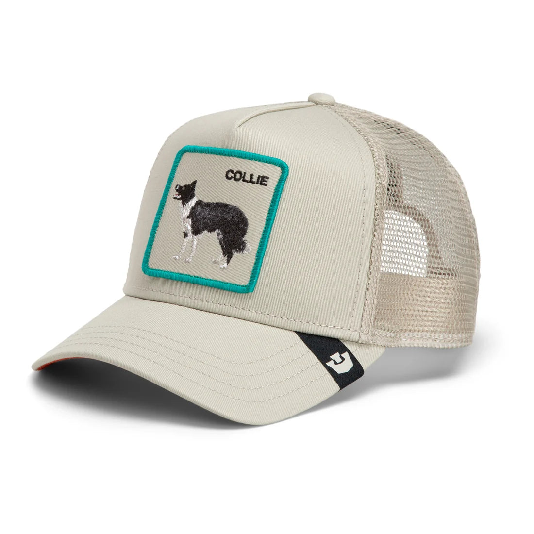 Goorin - Animal Trucker Cap - Shadow Border Collie - Beige (Scout)