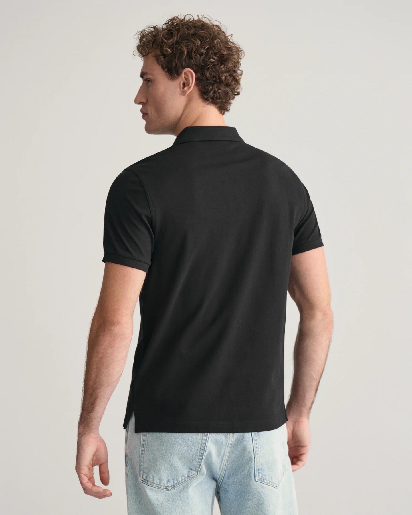 GANT - Regular Fit Shield Pique Polo - Black