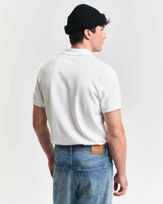 GANT - Shield Pique Polo - Regular Fit - White