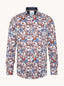 A Fish Named Fred - Desert World Shirt - White & Cobalt Multi