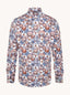 A Fish Named Fred - Desert World Shirt - White & Cobalt Multi