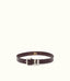 R.M.Williams - Slim Drover Belt - High Polish Nickel Buckle - Chestnut