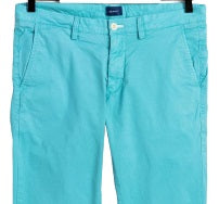 Slim Fit Sunfaded Chino - Aqua | Mineral Red