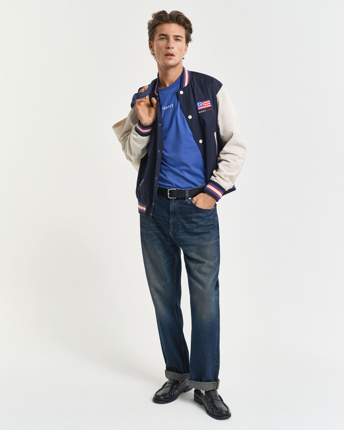 GANT - Small Graphic T-Shirt - Rich Blue
