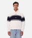 Industrie - The Southend Track Top - Off White/Navy