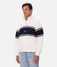 Industrie - The Southend Track Top - Off White/Navy