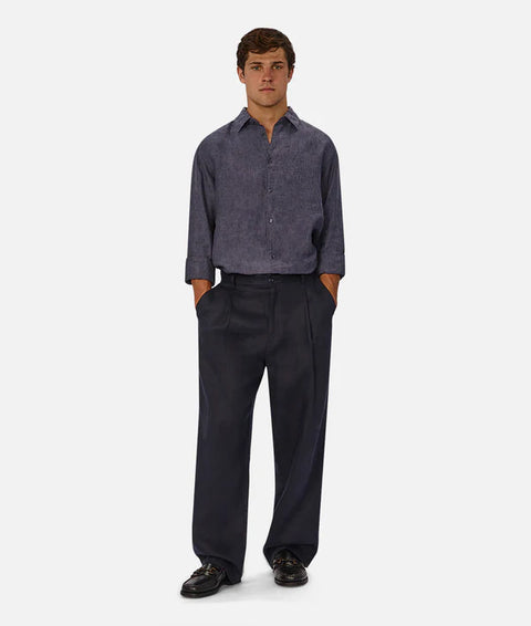 Industrie - The St Martins Long Sleeve Shirt - Denim