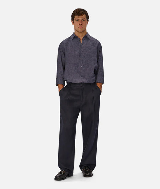 Industrie - The St Martins Long Sleeve Shirt - Denim
