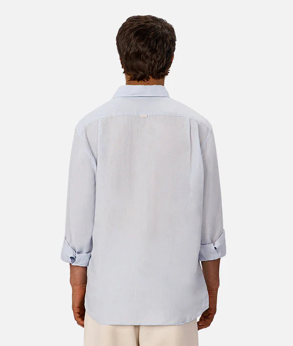 Industrie - The St Martins Long Sleeve Shirt - Powder Blue