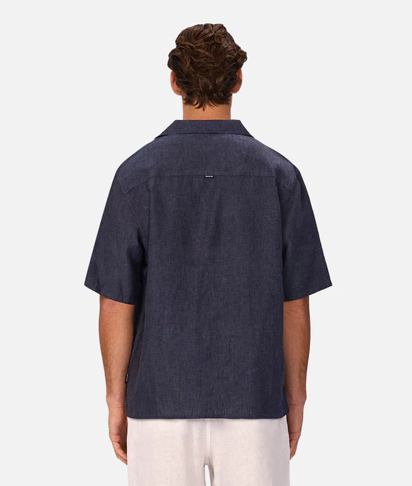 Industrie - The St Martins Short Sleeve Shirt - Denim