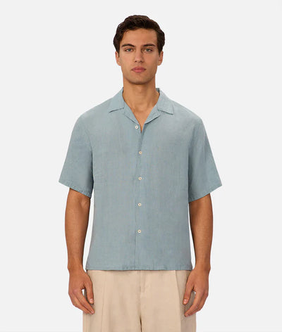 Industrie - The St Martins Short Sleeve Shirt - Marine