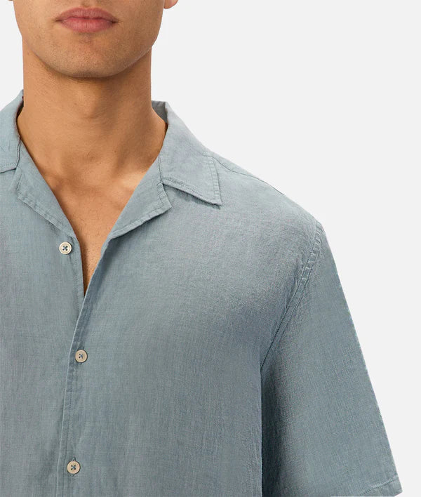 Industrie - The St Martins Short Sleeve Shirt - Marine