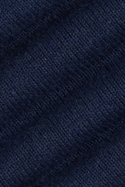 M.J. Bale - Strathy Gansy Half Zip Jumper - Indigo