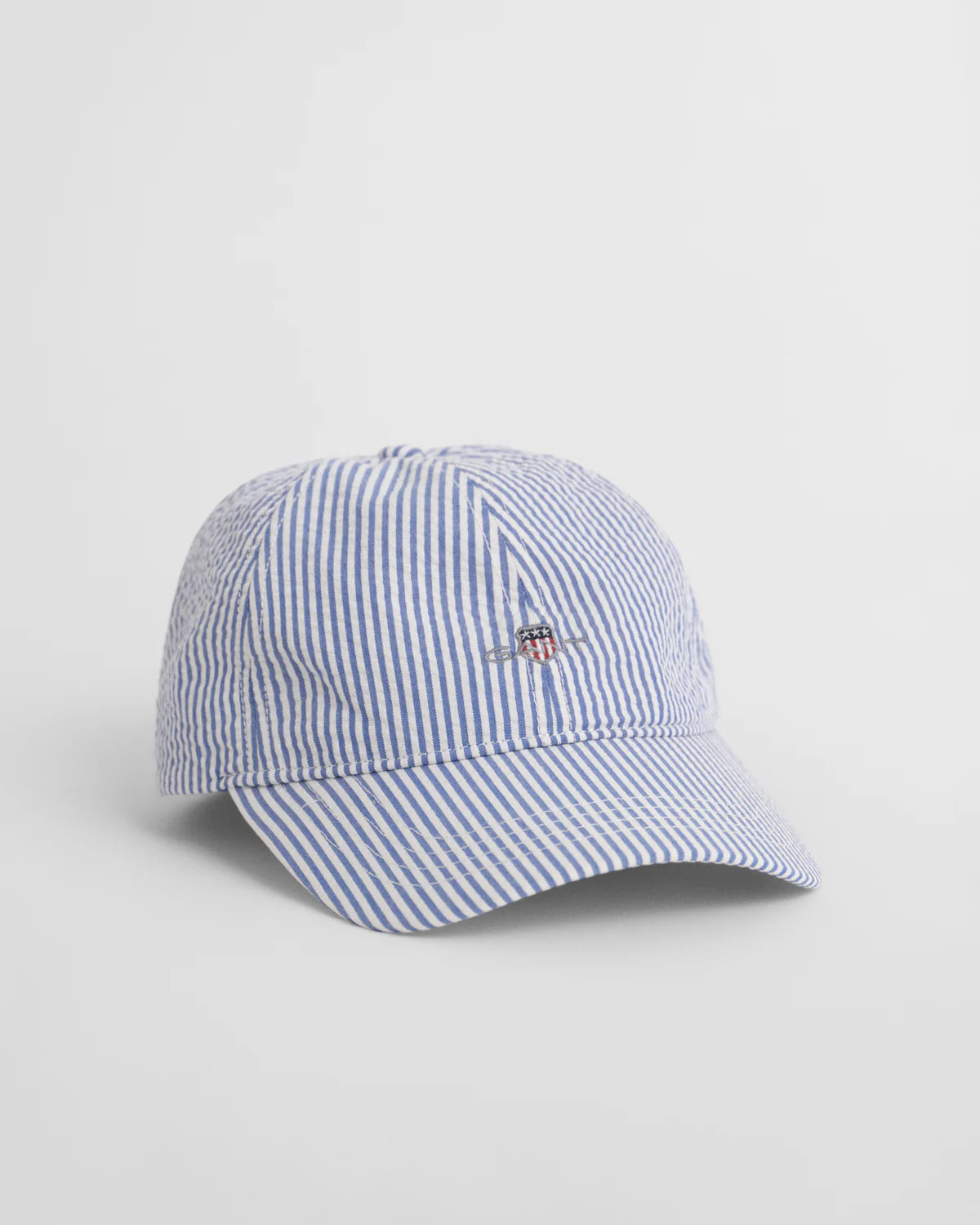 GANT - Striped Seersucker Cap - Blue