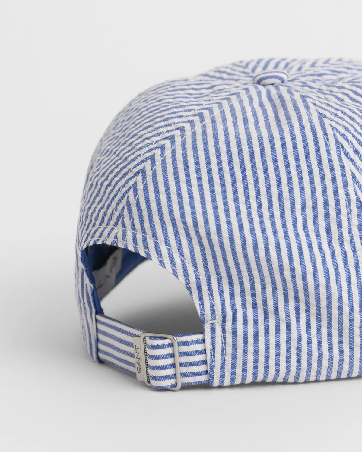 GANT - Striped Seersucker Cap - Blue