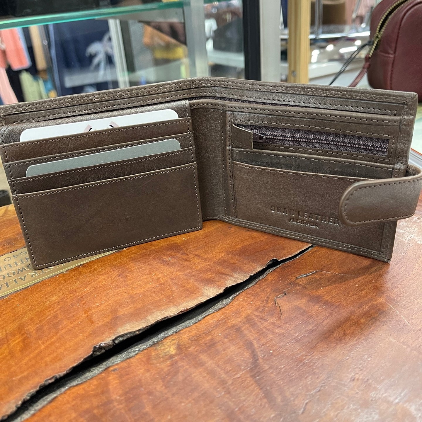 Oran Leather - Sumac Wallet -Brown