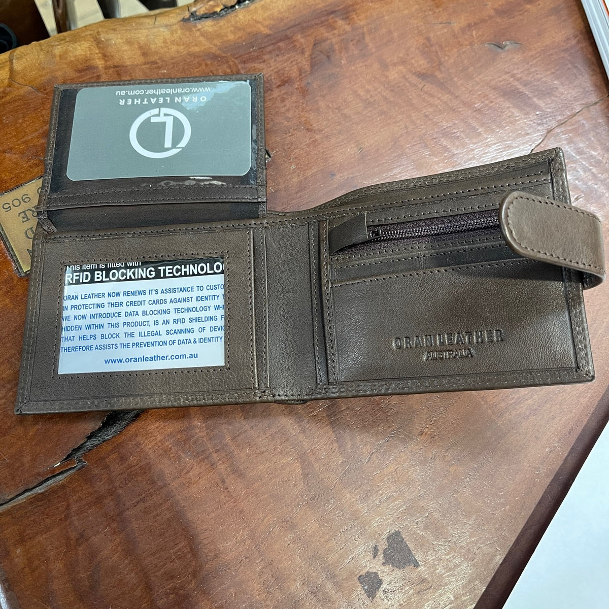 Oran Leather - Sumac Wallet - Brown
