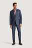 M.J. Bale - Symonds Shirt - Stripe - Raspberry/Blue/White