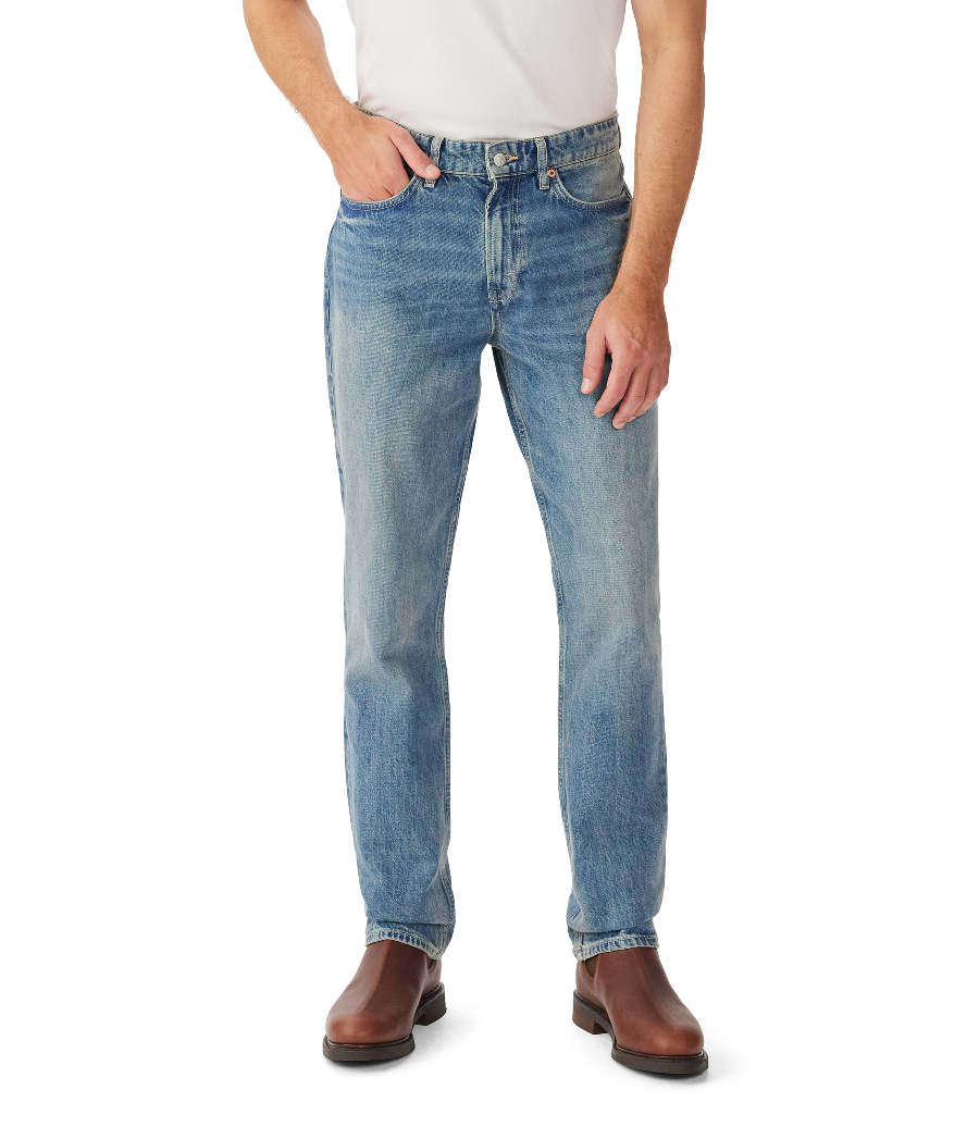 R.M.Williams -  Loxton Slim Fit Jean - Roughout Indigo