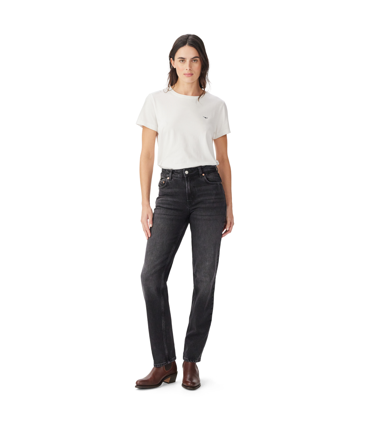 R.M.Williams - Maren Slim Straight Jean - Vintage Black