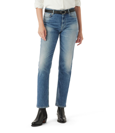 R.M.Williams - Maren Slim Straight Jean - Roughout Indigo