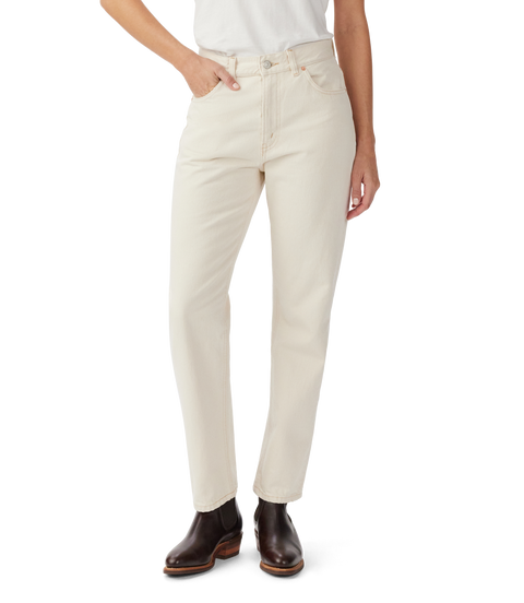 R.M.Williams - Rowe Cropped Straight Jean - Ecru