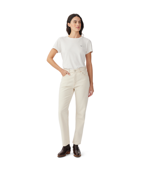 R.M.Williams - Rowe Cropped Straight Jean - Ecru