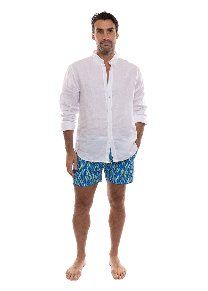 The Rocks Push - Balmoral Board Shorts - Blue Boards