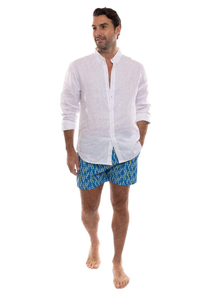 The Rocks Push - Balmoral Board Shorts - Blue Boards