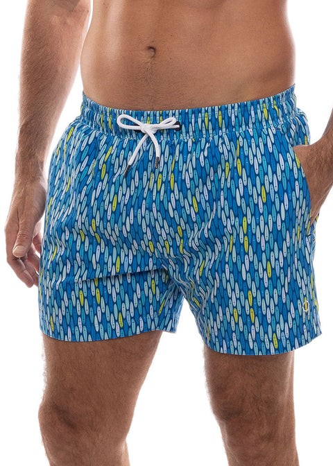 The Rocks Push - Balmoral Board Shorts - Blue Boards