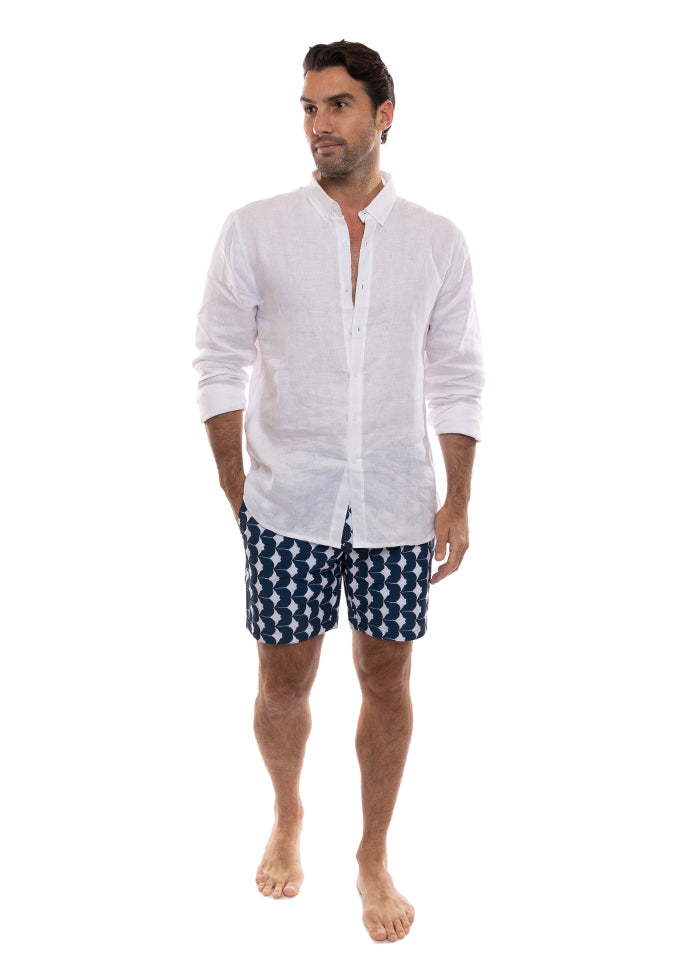 The Rocks Push - Tama Rays Board Shorts - Blue