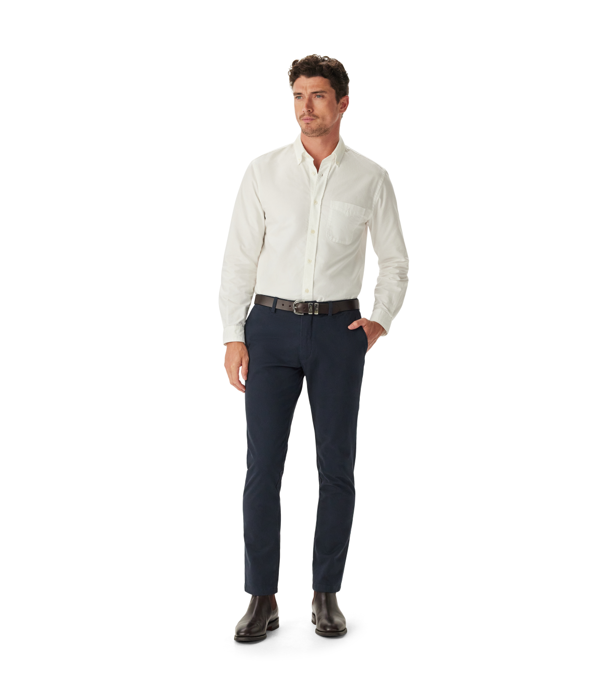 R.M.Williams - Coolac Stretch Cotton Chino - Navy