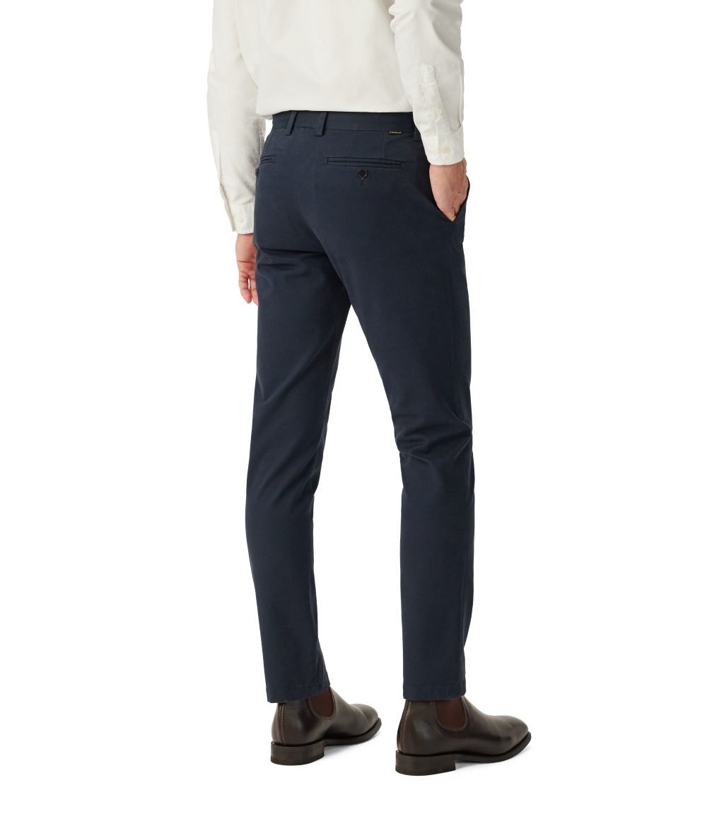 R.M.Williams - Coolac Stretch Cotton Chino - Navy