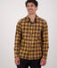 Swanndri - Taranaki Tailor Long Sleeve Shirt - Check - Espress/Cashew