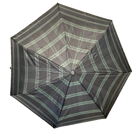Polo Ralph Lauren - Plaid Pony Collapsible Umbrella - Green & Black