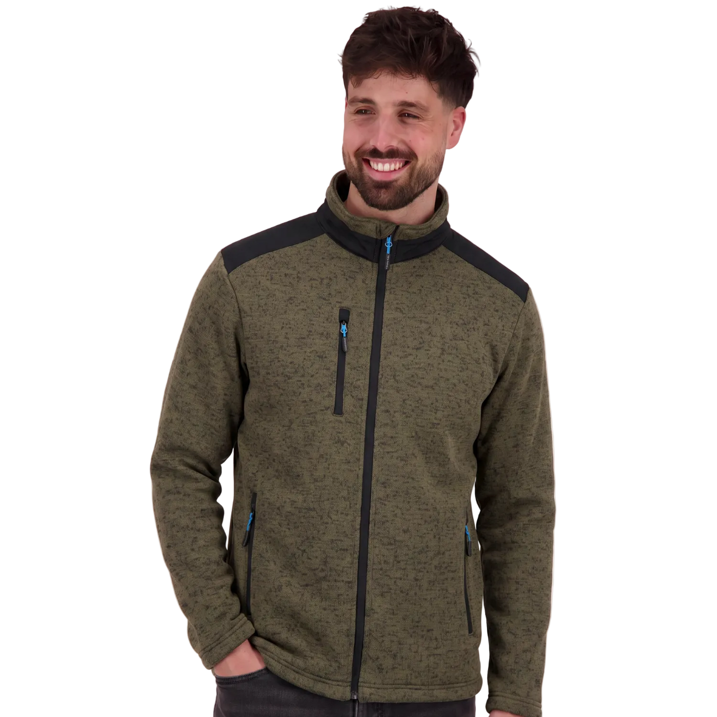 Textile House - Performance Fleece - Olive Green 